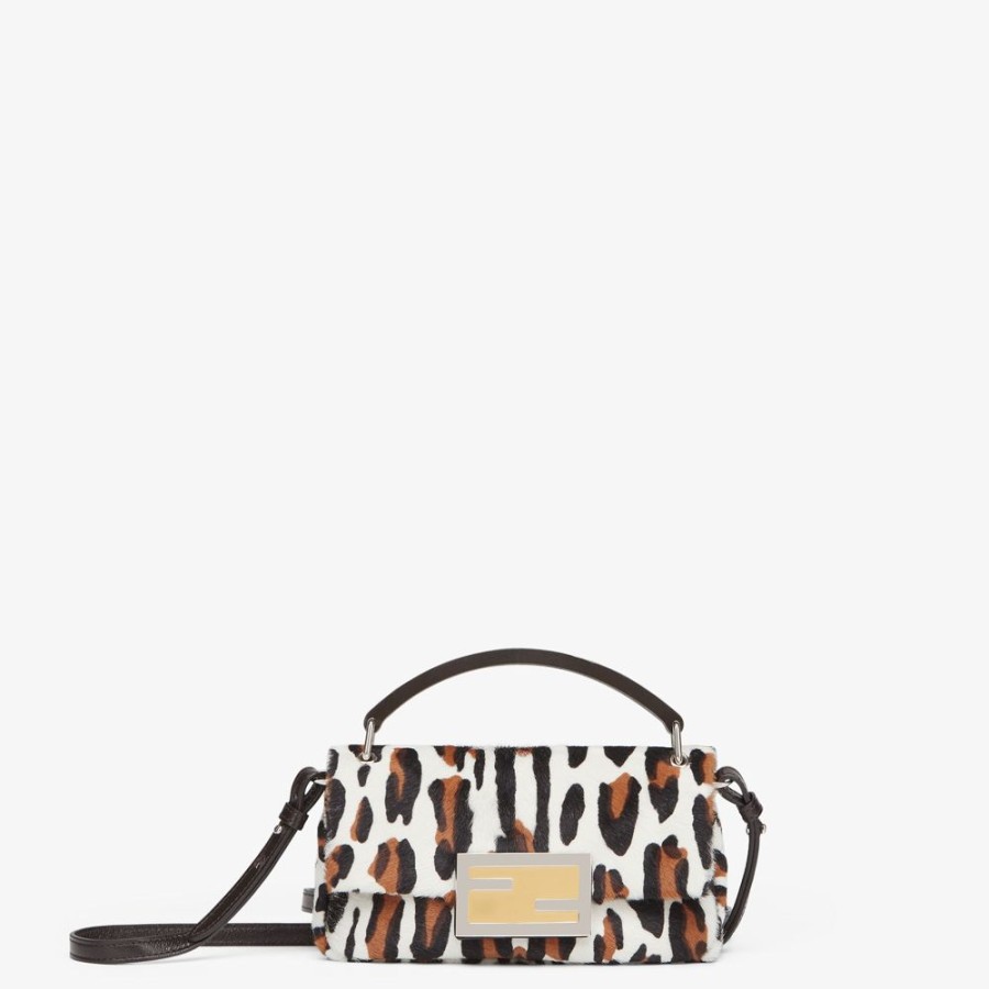 Donna Fendi Borse Mini | Pouch In Montone Animalier