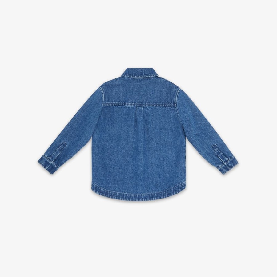 Bambini Fendi Abbigliamento | Camicia Junior In Denim