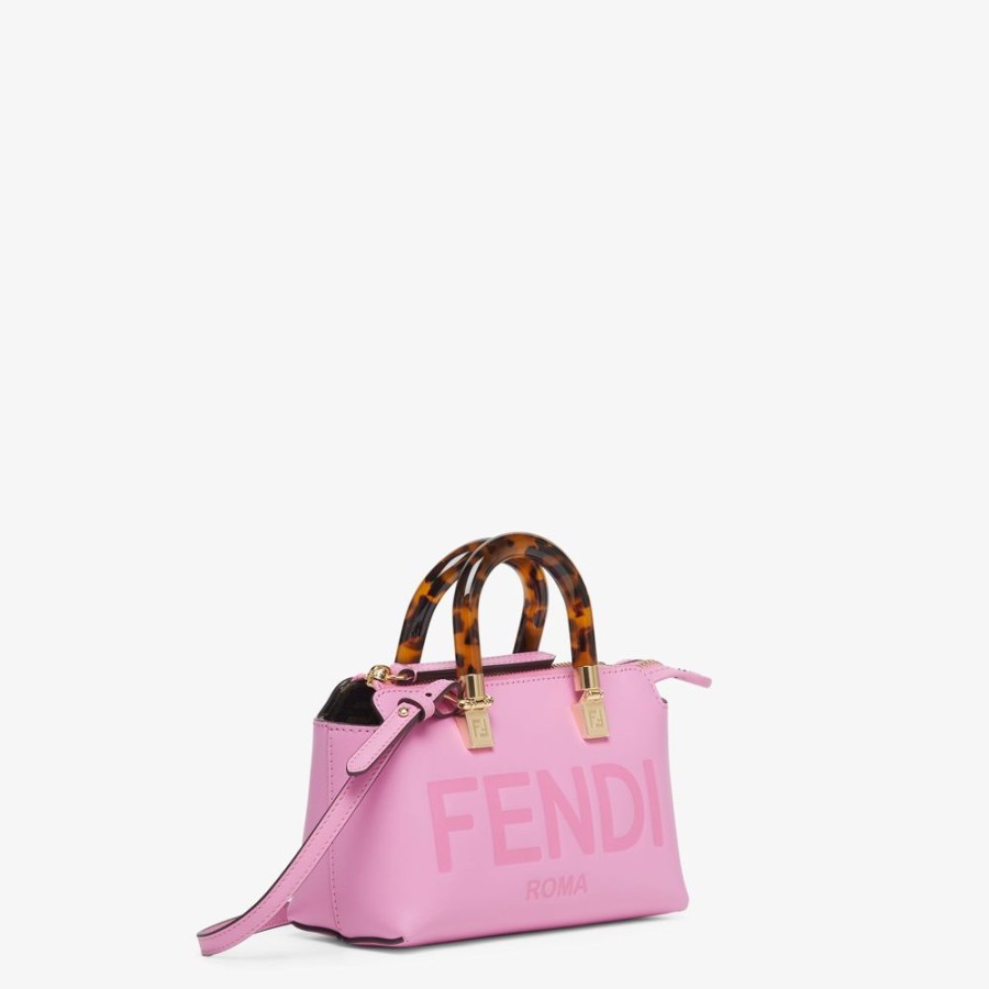 Donna Fendi Borse Mini | Bauletto Piccolo In Pelle Rosa