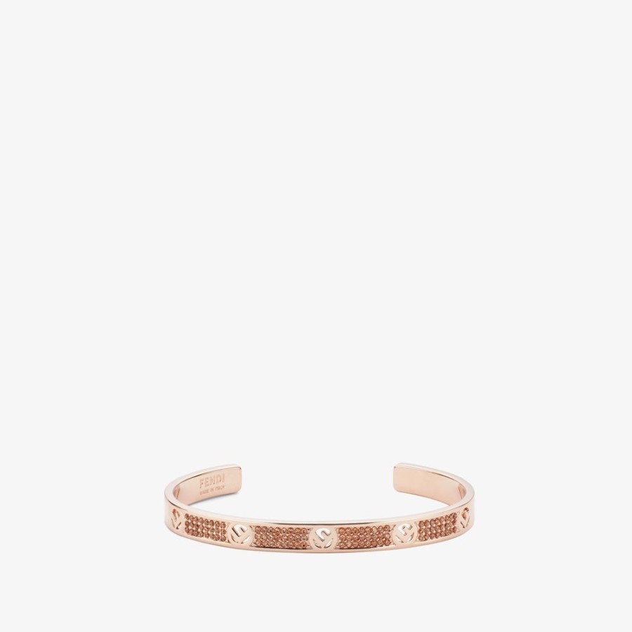 Donna Fendi Bracciali | Bracciale Color Oro Rosa