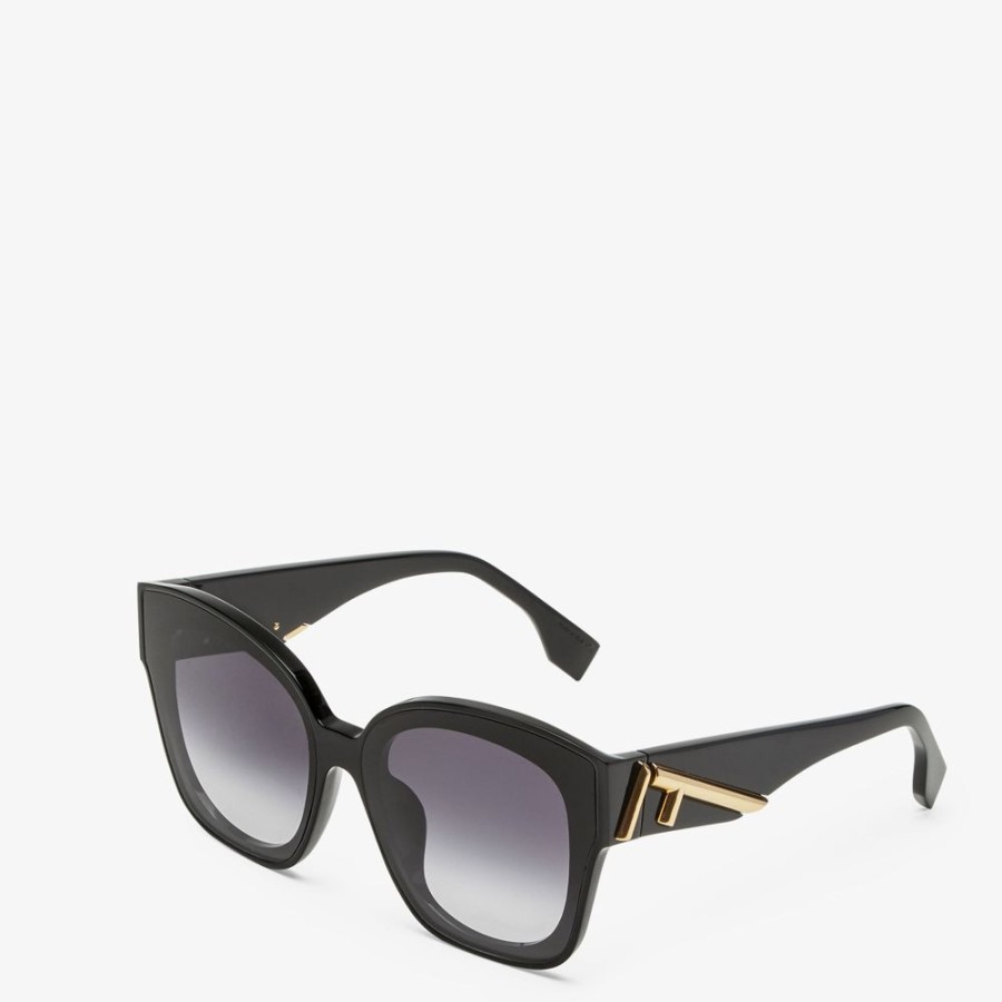 Donna Fendi Occhiali | Occhiali Da Sole In Acetato Nero