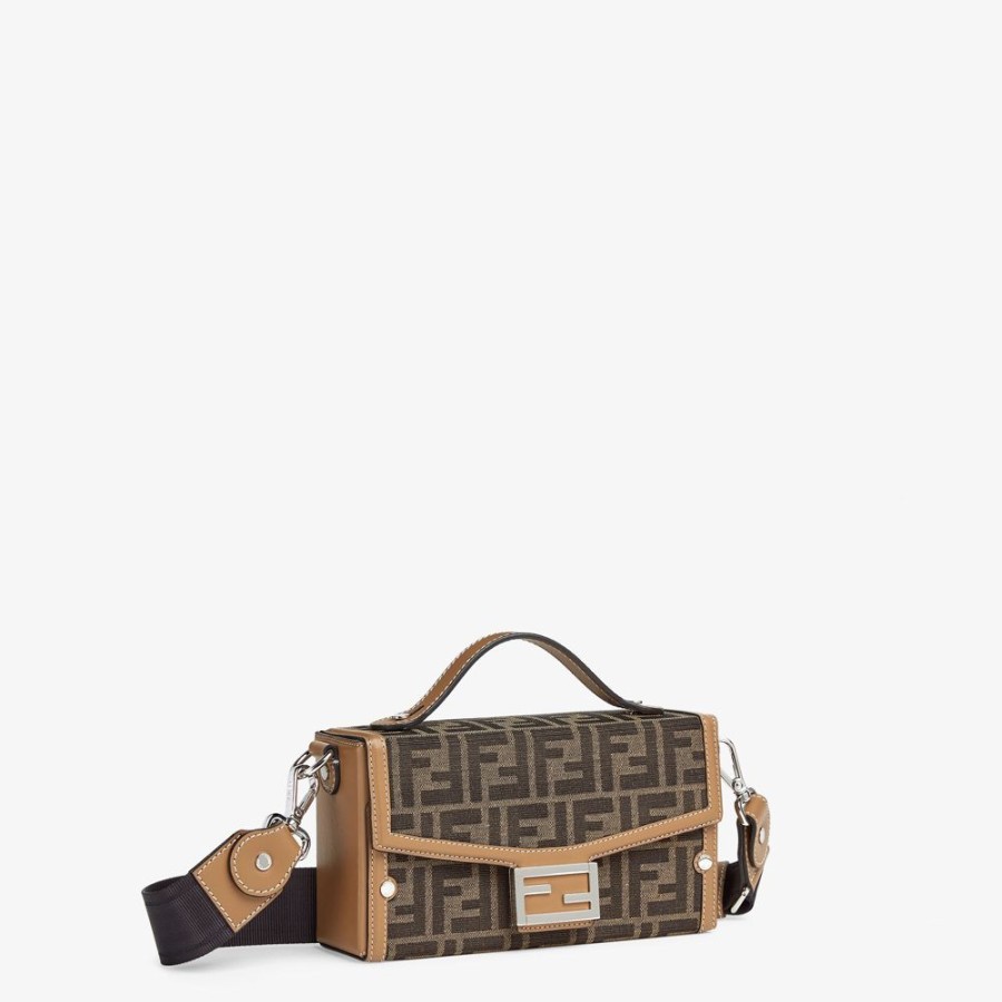 Uomo Fendi Borse A Tracolla | Borsa In Tessuto Jacquard Ff