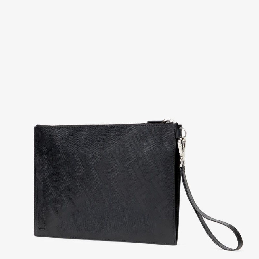 Uomo Fendi Borse Mini | Borsa In Pelle Nera