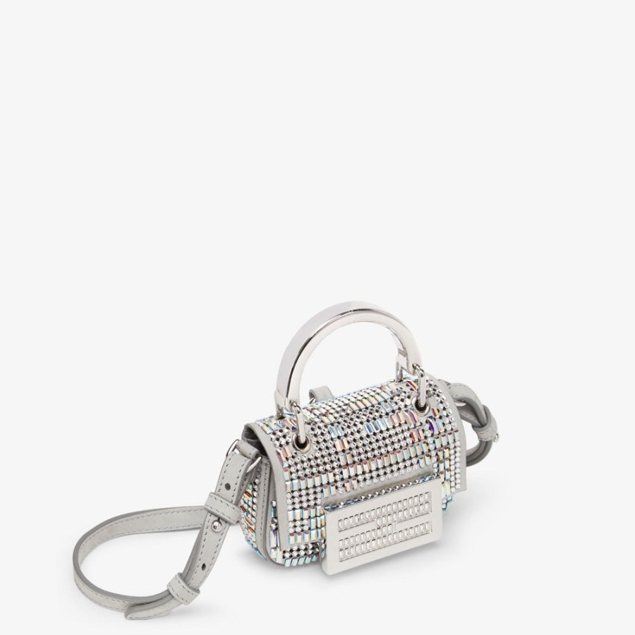 Donna Fendi Miniature Bags | Minibag Fendi By Marc Jacobs In Nabuk Grigio