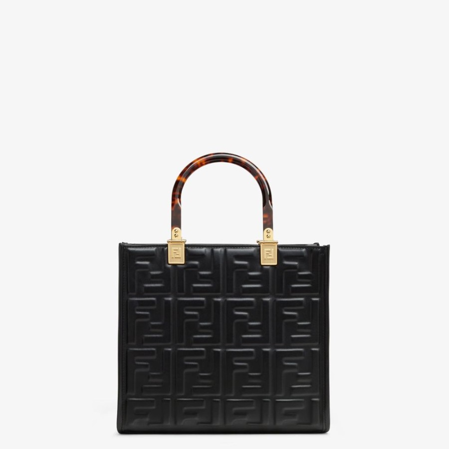 Donna Fendi Borse Tote | Shopper In Pelle Nera