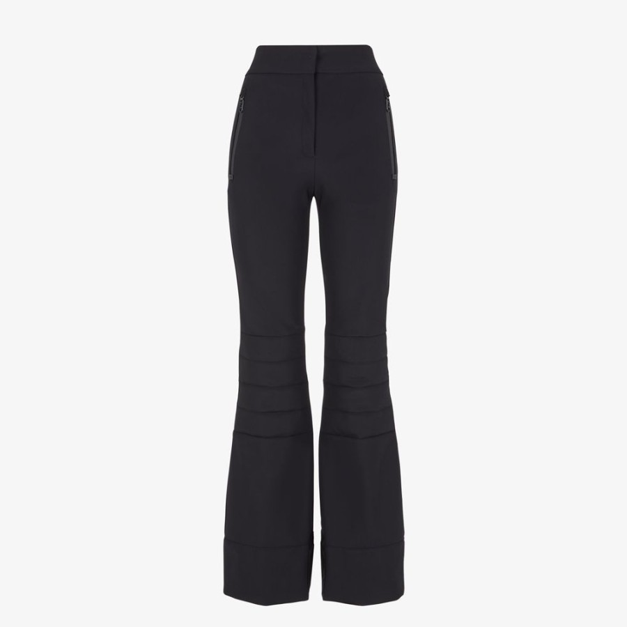 Donna Fendi Skiwear | Pantalone In Tessuto Tecnico Nero