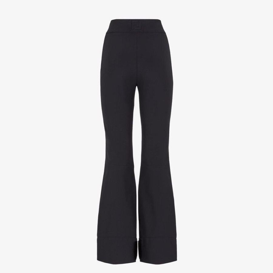 Donna Fendi Skiwear | Pantalone In Tessuto Tecnico Nero