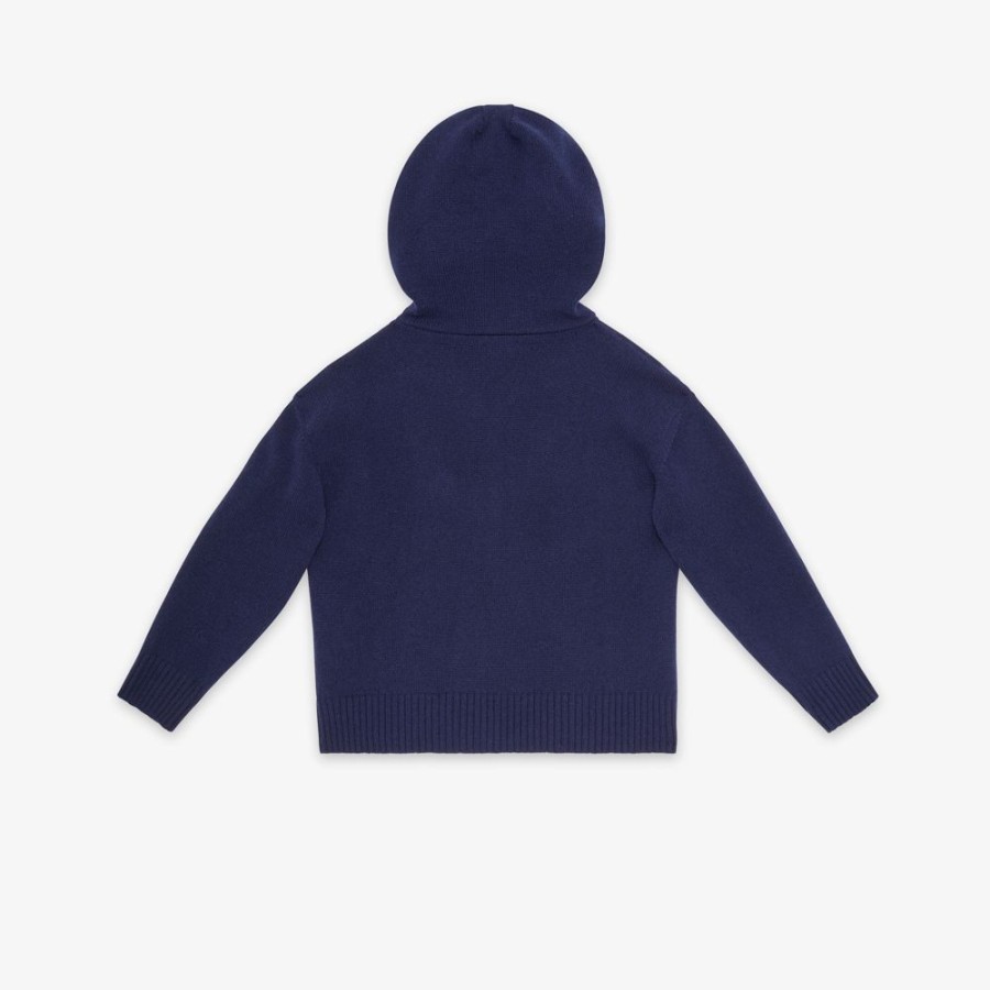 Bambini Fendi Abbigliamento | Maglia Di Cashmere Con Ricamo