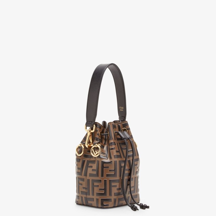 Donna Fendi Borse Mini | Minibag In Pelle Marrone