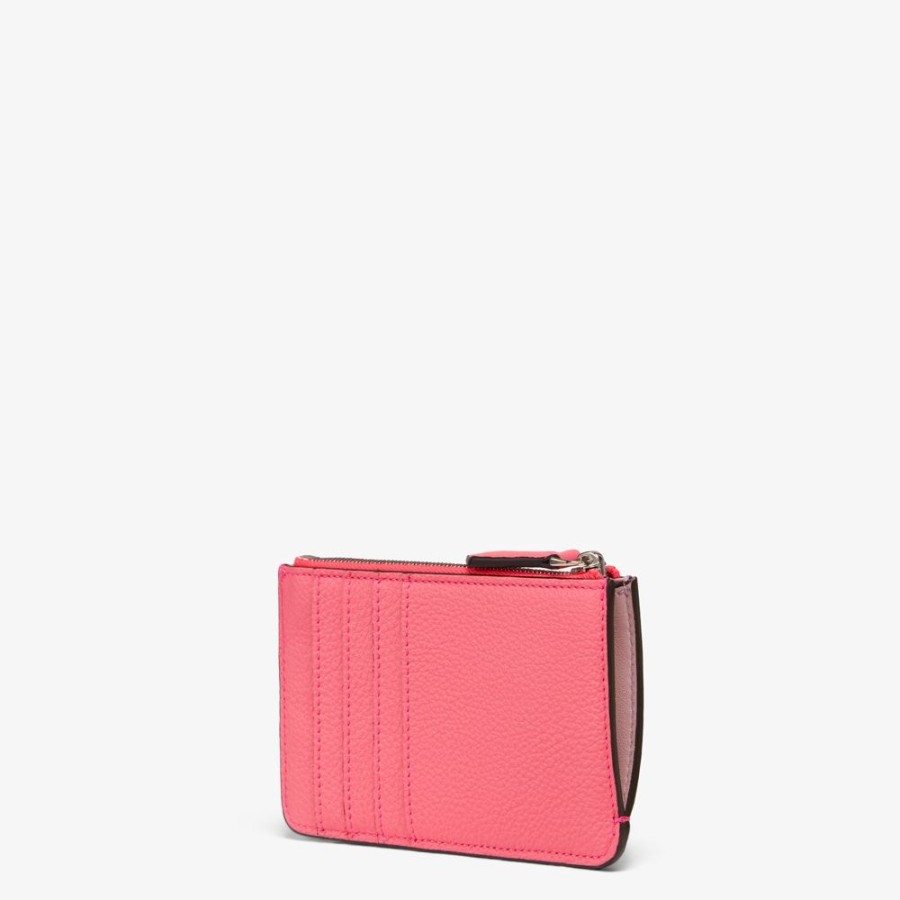 Donna Fendi Portacarte E Piccoli Accessori | Pouch In Pelle Rosa