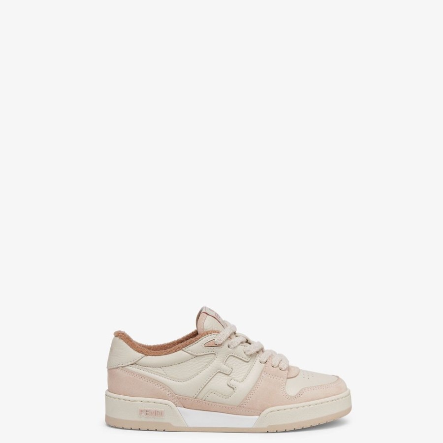 Donna Fendi Sneakers | Low Top In Suede Rosa