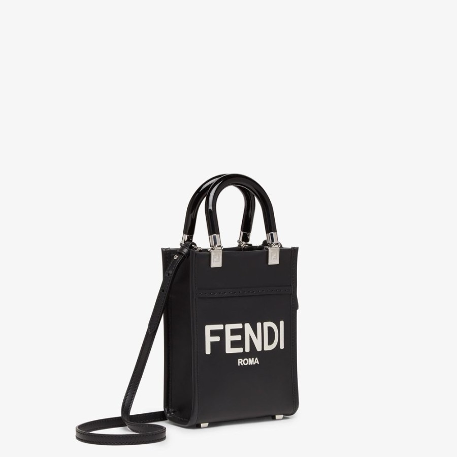 Donna Fendi Borse Mini | Minibag In Pelle Nera