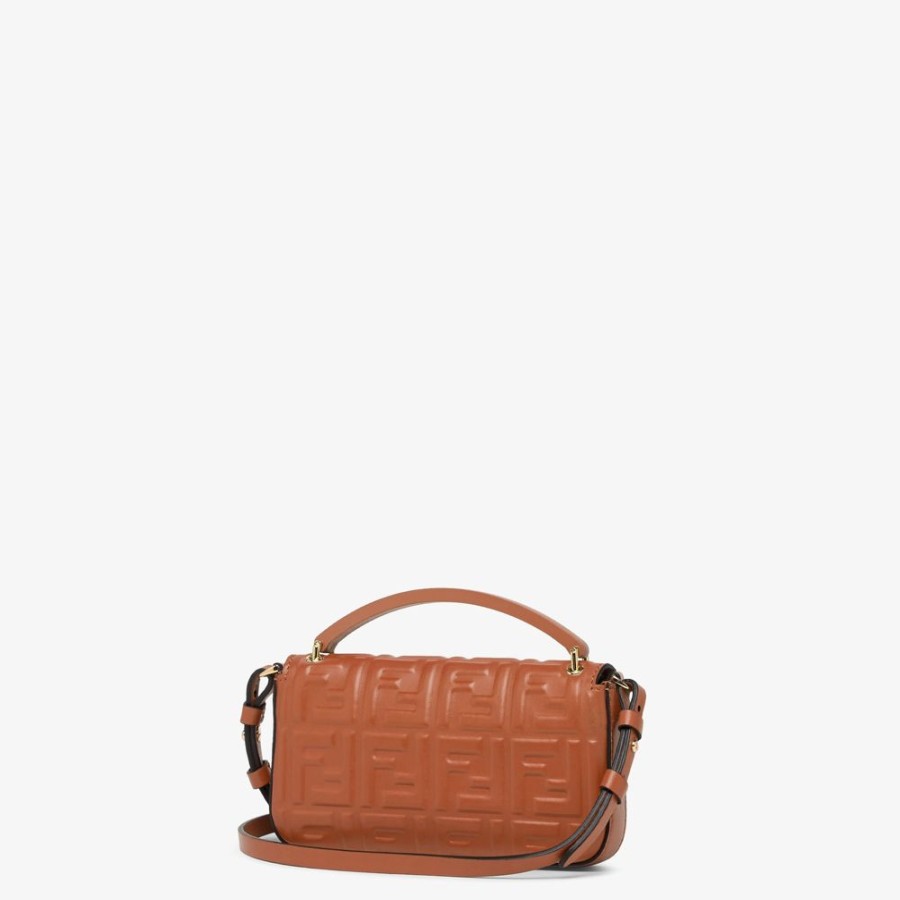 Donna Fendi Borse Mini | Pouch In Nappa Marrone