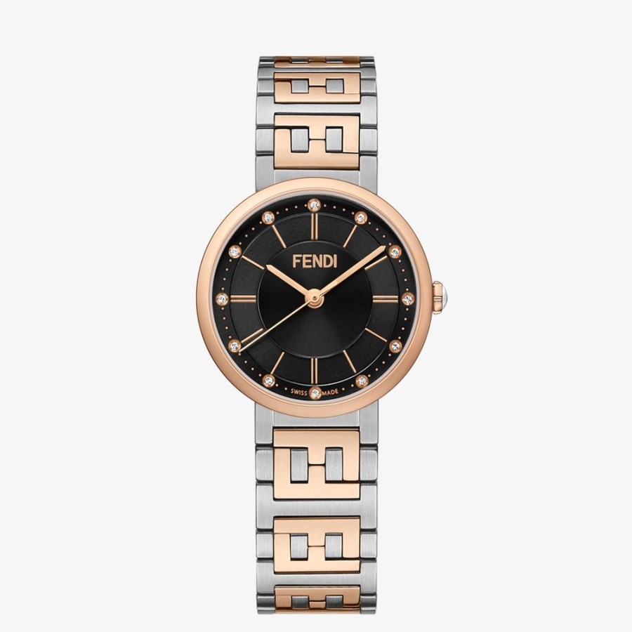 Donna Fendi Orologi | 29 Mm – Orologio Con Bracciale Con Logo Ff