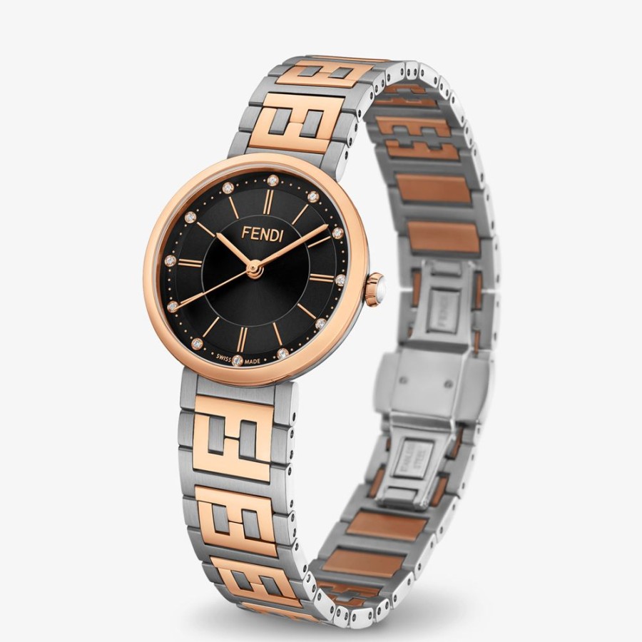 Donna Fendi Orologi | 29 Mm – Orologio Con Bracciale Con Logo Ff