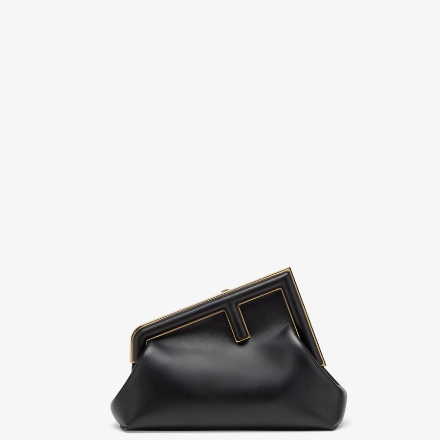 Donna Fendi Clutch E Pochette | Borsa In Pelle Nera