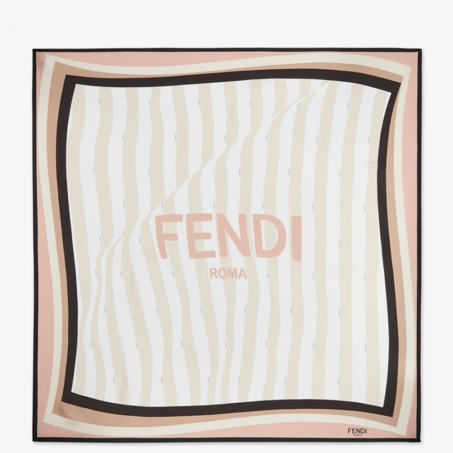 Donna Fendi Foulard In Seta | Foulard In Seta Multicolor