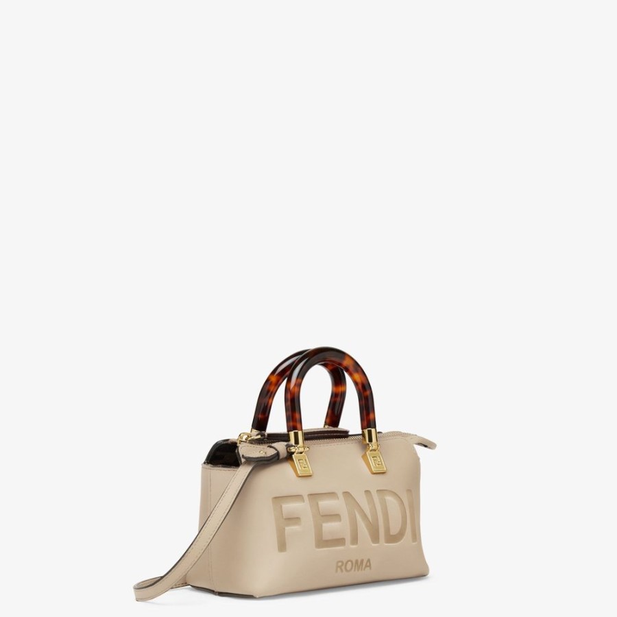 Donna Fendi Borse Mini | Bauletto Piccolo In Pelle Tortora