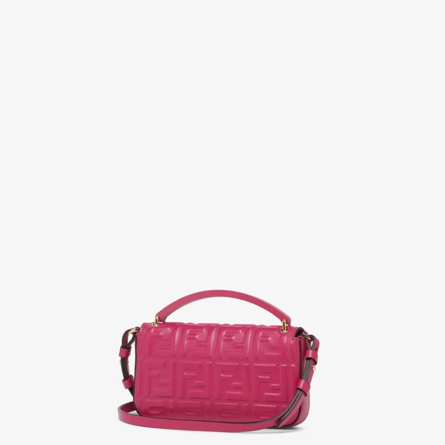 Donna Fendi Borse Mini | Pouch In Nappa Fucsia