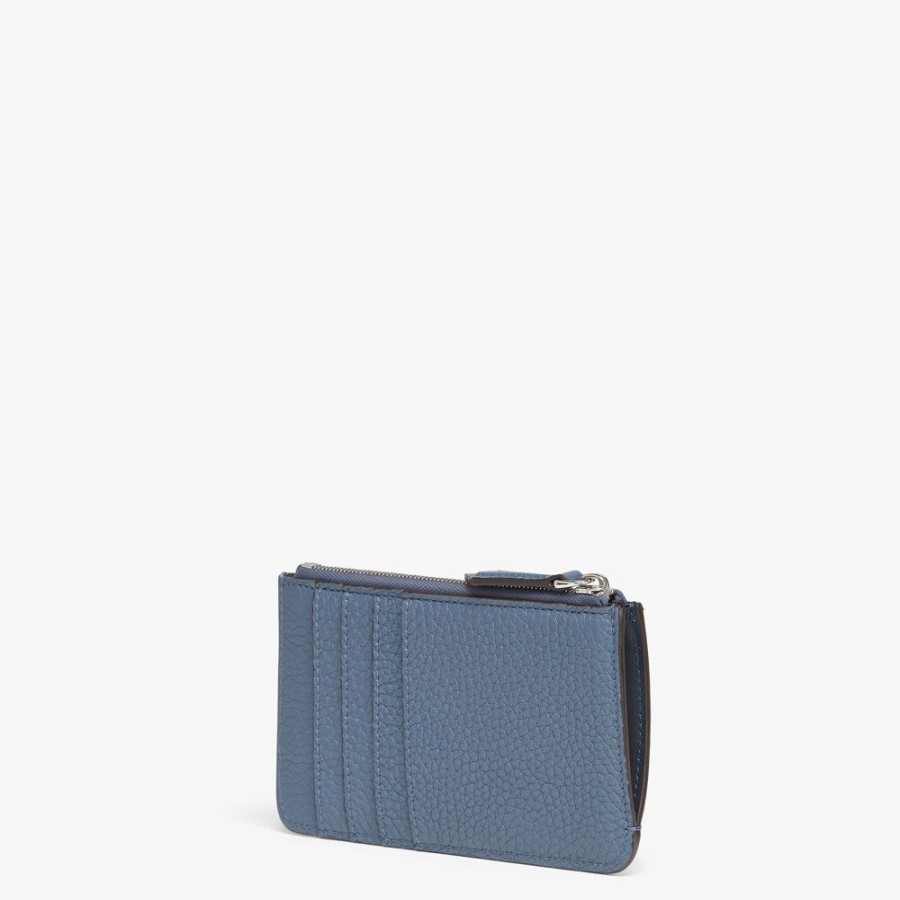 Donna Fendi Portacarte E Piccoli Accessori | Pouch In Pelle Blu