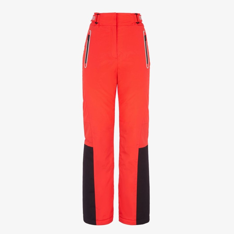 Donna Fendi Skiwear | Pantalone In Nylon Rosso