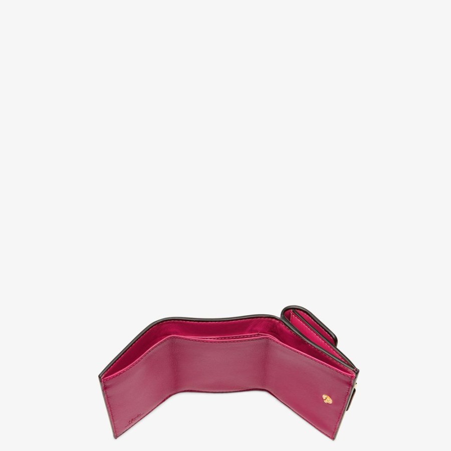 Donna Fendi Portafogli | Portafoglio In Nappa Fucsia