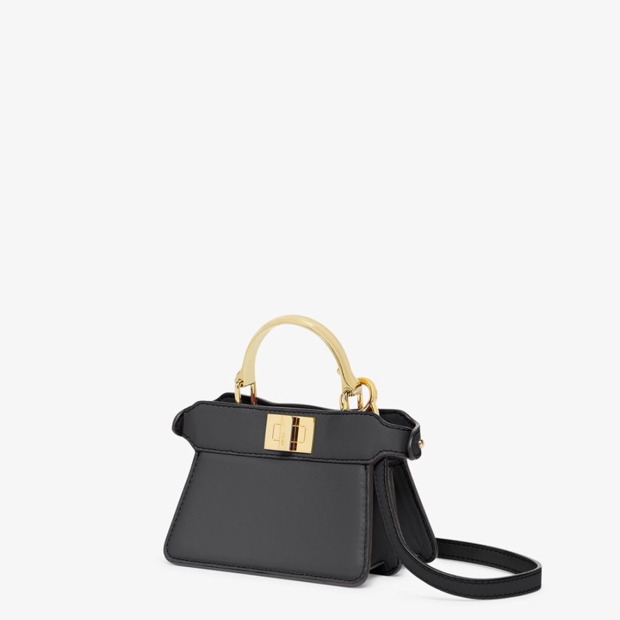 Donna Fendi Miniature Bags | Minibag In Nappa Nera