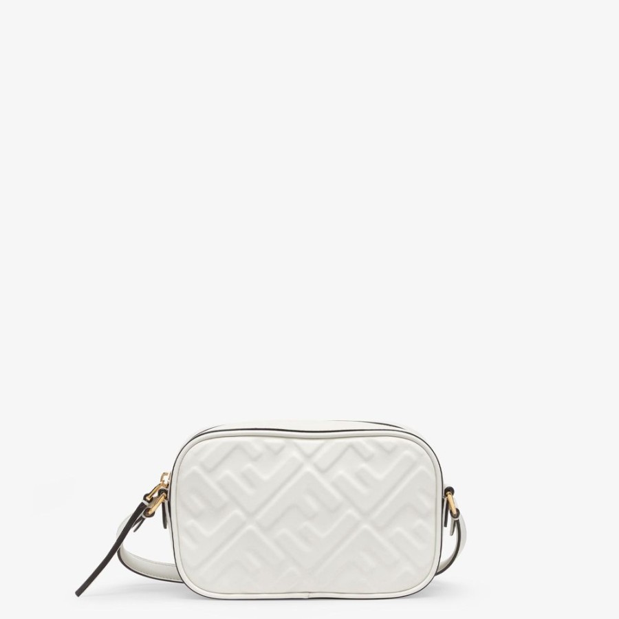 Donna Fendi Borse Mini | Mini Borsa In Pelle Bianca