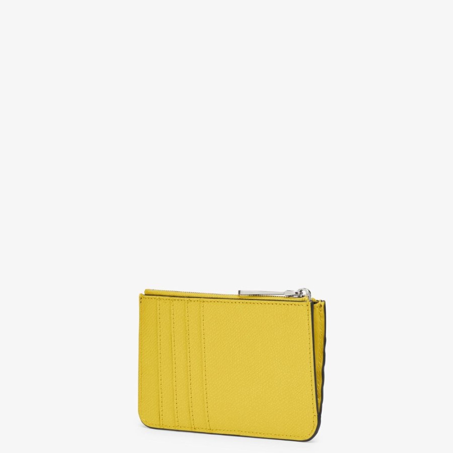 Donna Fendi Portacarte E Piccoli Accessori | Pouch In Pelle Marrone