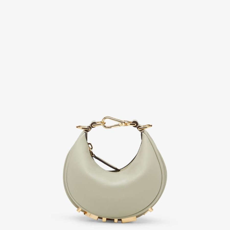 Donna Fendi Miniature Bags | Charm In Pelle Verde