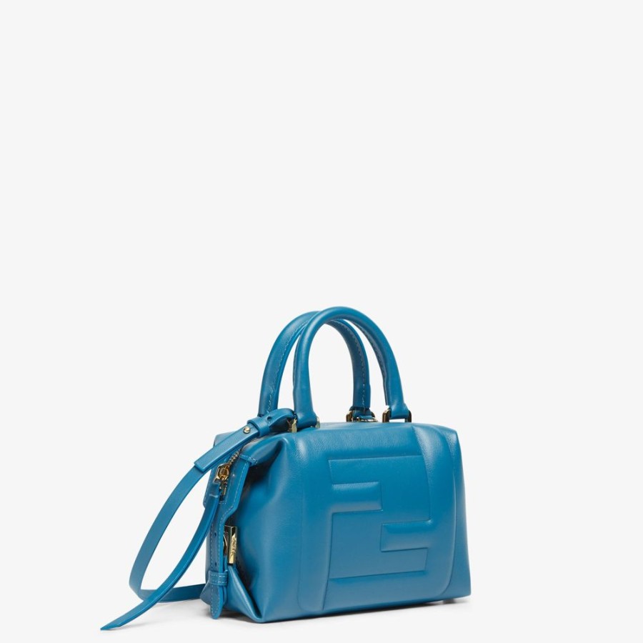 Donna Fendi Borse Mini | Minibag In Nappa Blu