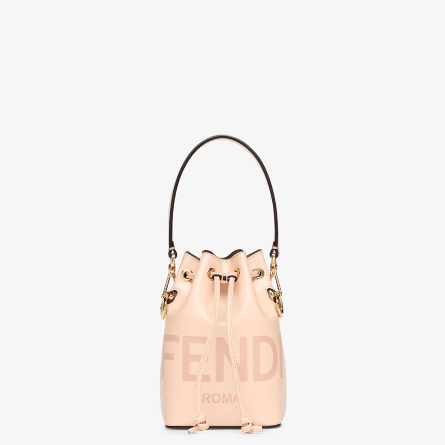 Donna Fendi Borse Mini | Minibag In Pelle Rosa Chiaro