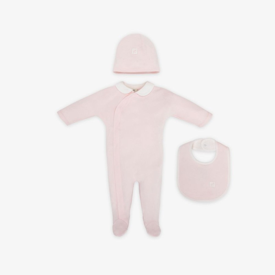 Bambini Fendi Bambina | Kit Baby In Jersey