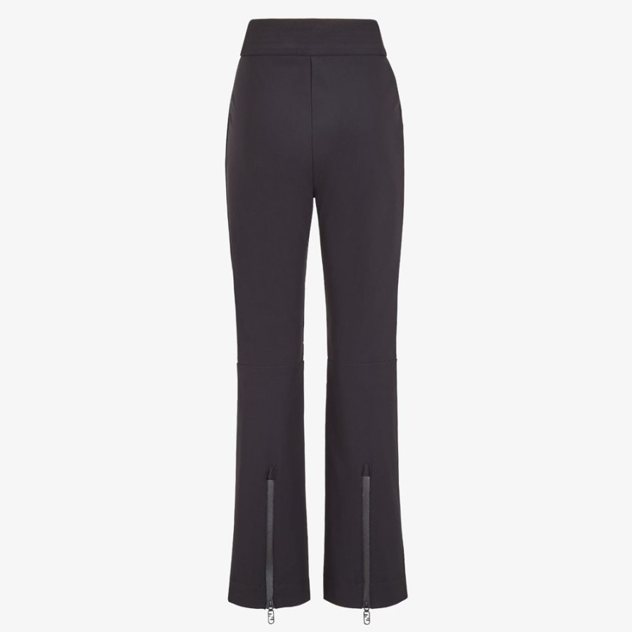 Donna Fendi Skiwear | Pantalone In Tessuto Tecnico Nero