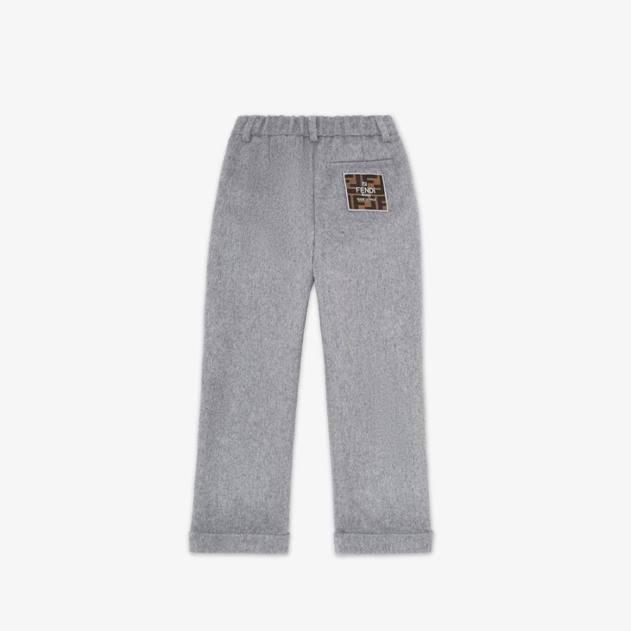 Bambini Fendi Abbigliamento | Pantaloni Junior In Flanella