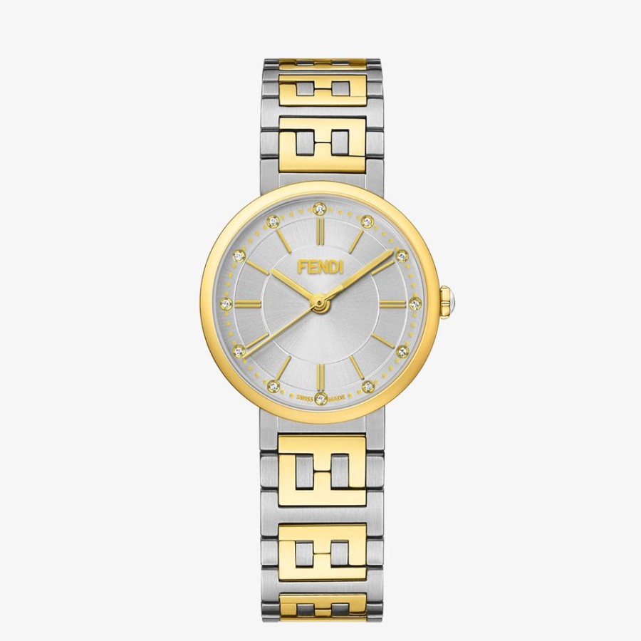 Donna Fendi Orologi | 29 Mm – Orologio Con Bracciale Con Logo Ff