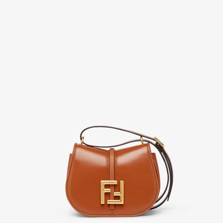 Donna Fendi Borse A Spalla E Tracolle | Borsa In Pelle Marrone