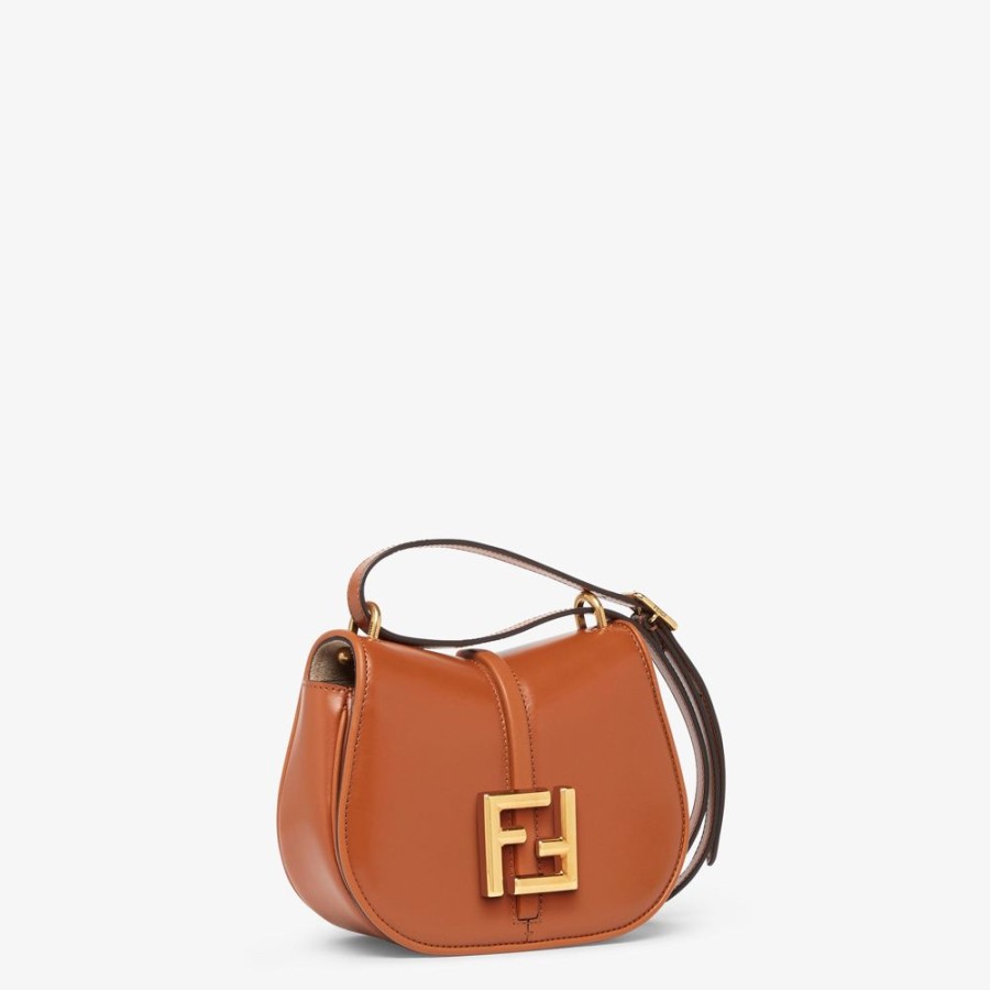 Donna Fendi Borse A Spalla E Tracolle | Borsa In Pelle Marrone