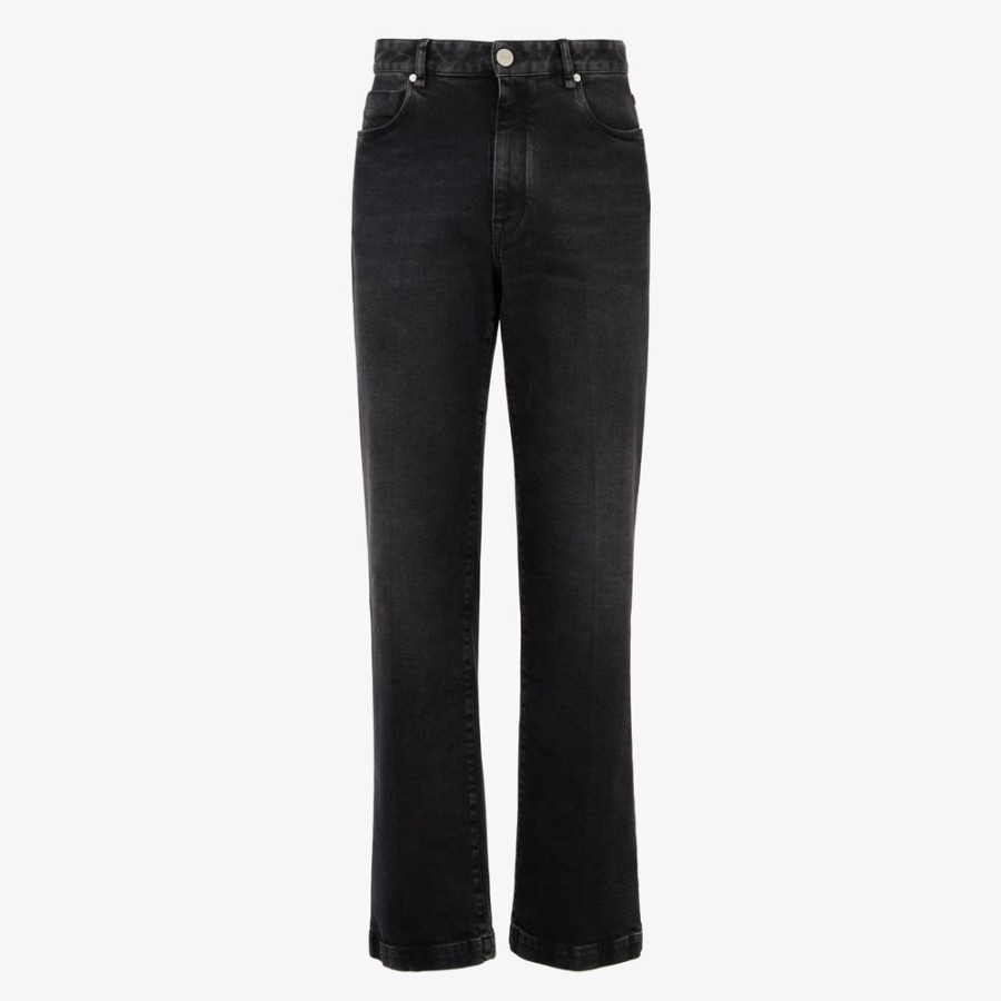 Uomo Fendi Denim E Pantaloni | Pantalone In Denim Nero