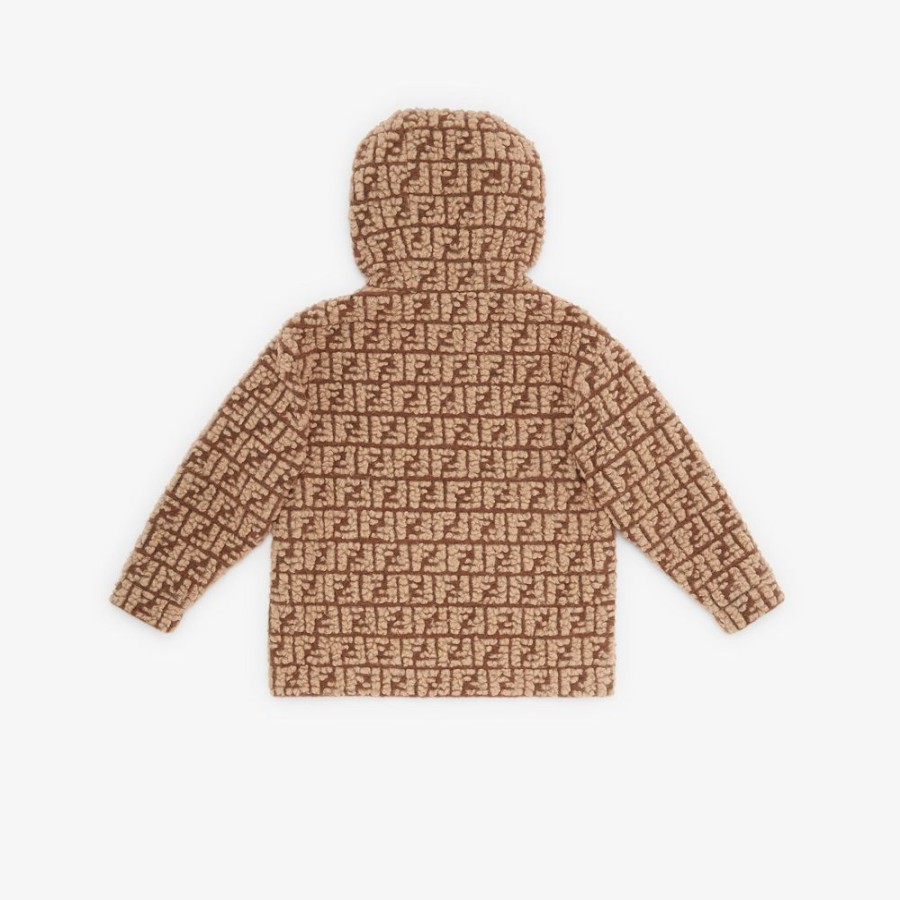 Bambini Fendi Abbigliamento | Felpa Junior In Lana Con Logo