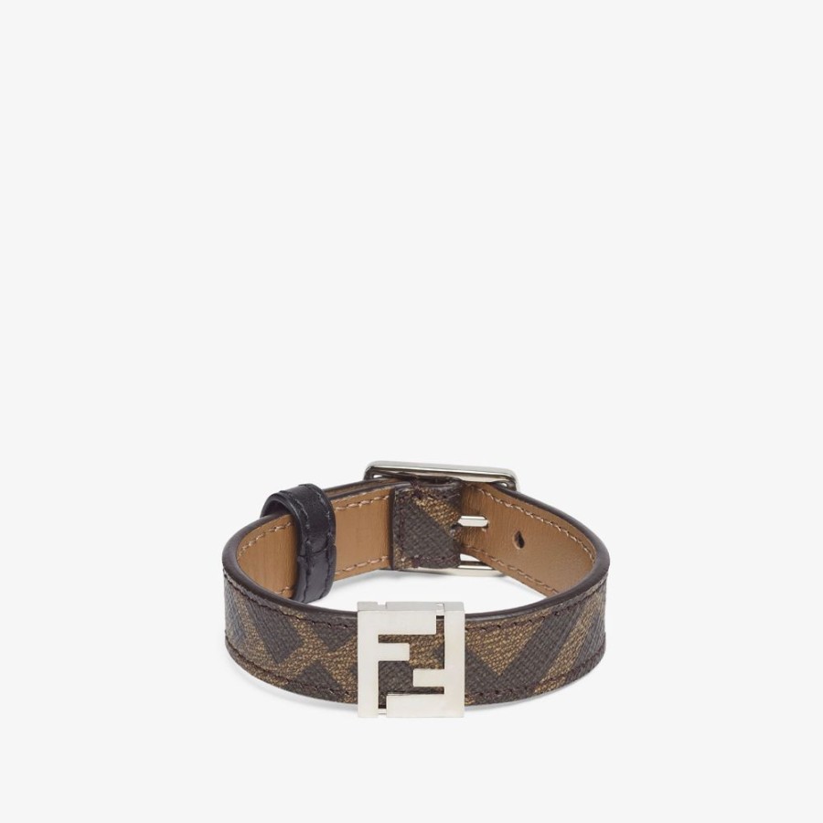 Uomo Fendi Bracciali | Bracciale Marrone