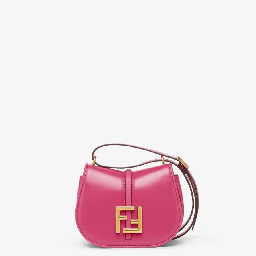 Donna Fendi Borse A Spalla E Tracolle | Borsa In Pelle Fucsia