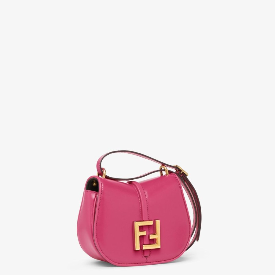 Donna Fendi Borse A Spalla E Tracolle | Borsa In Pelle Fucsia