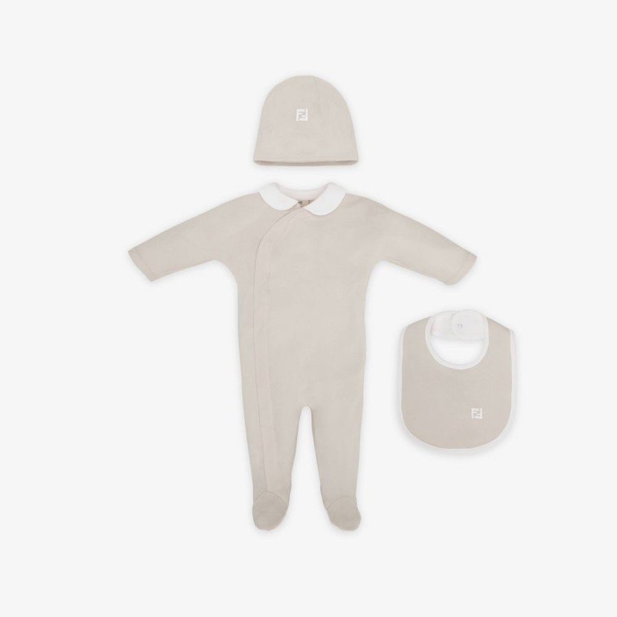 Bambini Fendi Bambina | Kit Baby In Jersey