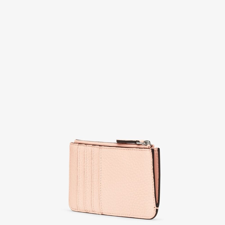 Donna Fendi Portacarte E Piccoli Accessori | Pouch In Pelle Rosa