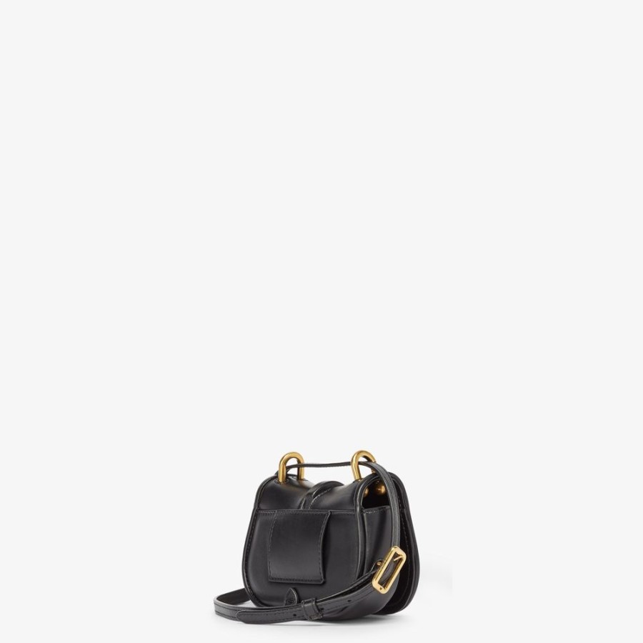 Donna Fendi Miniature Bags | Charm In Pelle Nera