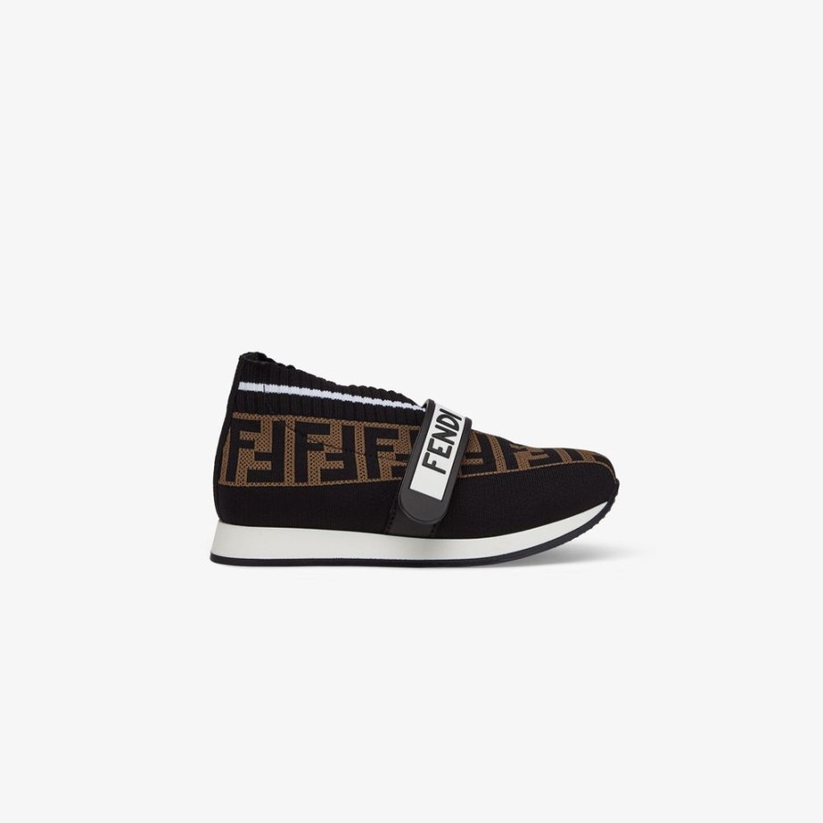 Bambini Fendi Scarpe | Sneaker Junior Unisex In Tessuto