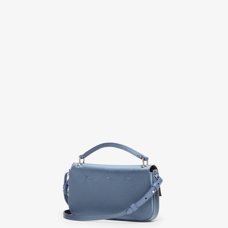 Donna Fendi Borse Mini | Pouch In Raso Blu