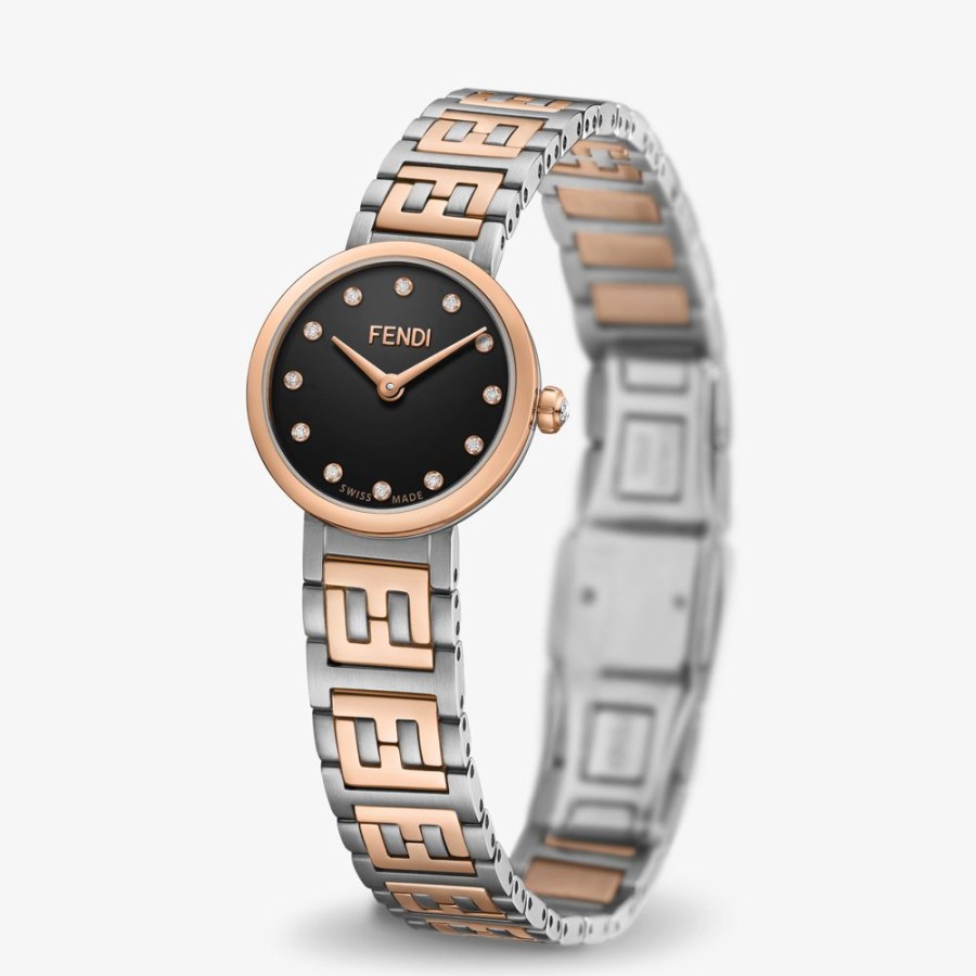 Donna Fendi Orologi | 19 Mm – Orologio Con Bracciale Con Logo Ff