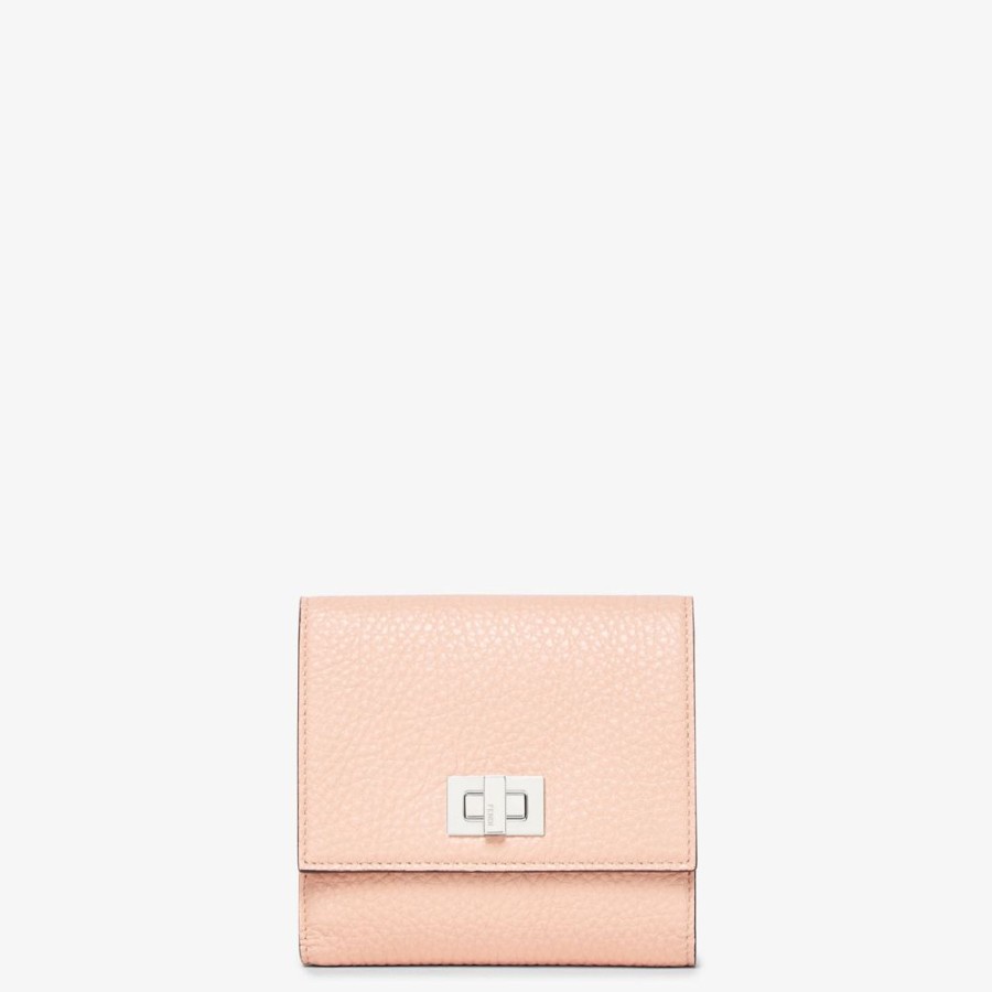 Donna Fendi Portafogli | Portafoglio In Pelle Rosa